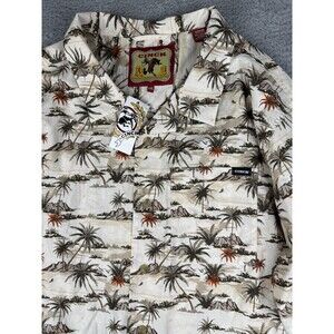 Cinch Cowboy Collection Hawaiian Aloha Camp Shirt Men’s 2XL S/S Button Down